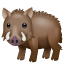 Wildschwein Smiley U+1F417 Wildschwein Smiley U+1F417