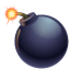 Bombe Emoji U+1F4A3 Bombe Emoji U+1F4A3