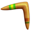 Bumerang Emoji U+1FA83 Bumerang Emoji U+1FA83