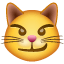 Ironisches Katzen Emoji U+1F63C Ironisches Katzen Emoji U+1F63C