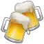 Bierkrüge Emoji - U+1F37B
