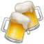 Bierkrüge Emoji - U+1F37B