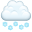 Schneefall Emoji U+1F328 Schneefall Emoji U+1F328