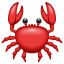 Krabbe Krebs Emoji U+1F980 Krabbe Krebs Emoji U+1F980