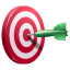 Dartscheibe Emoji U+1F3AF Dartscheibe Emoji U+1F3AF
