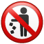 Kein Müll Emoji U+1F6AF Kein Müll Emoji U+1F6AF