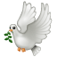 Weiße Taube Emoji U+1F54A Weiße Taube Emoji U+1F54A