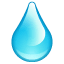 Blauer Tropfen Smiley U+1F4A7 Blauer Tropfen Smiley U+1F4A7