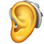 Hörgerät Emoji U+1F9BB Hörgerät Emoji U+1F9BB