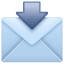 Brief mit Pfeil U+1F4E9 Brief mit Pfeil U+1F4E9