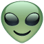 Alien ET Smiley Whatsapp U+1F47D Alien ET Smiley Whatsapp U+1F47D