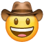 Cowboy Smiley U+1F920 Cowboy Smiley U+1F920