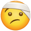 Emoji mit Verband U+1F915 Emoji mit Verband U+1F915
