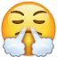 Dampf aus Nase Smiley U+1F624 Dampf aus Nase Smiley U+1F624