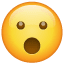 Überraschtes Smiley U+1F62E Überraschtes Smiley U+1F62E