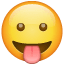 Smiley streckt Zunge raus U+1F61B Smiley streckt Zunge raus U+1F61B