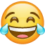 Das beliebteste lachende Emoji
