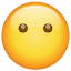 Smiley ohne Mund U+1F636 Smiley ohne Mund U+1F636