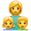 Mutter Kinder Emoji U+1F469 U+1F467 U+1F466 Mutter Kinder Emoji U+1F469 U+1F467 U+1F466