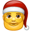 Weihnachtsmann Emoji U+1F385 Weihnachtsmann Emoji U+1F385