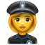 Polizistin Smiley U+1F46E U+2640 Polizistin Smiley U+1F46E U+2640