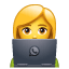 Frau Laptop Emoji U+1F469 U+1F4BB Frau Laptop Emoji U+1F469 U+1F4BB