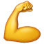 Bizeps Muskel Smiley U+1F4AA Bizeps Muskel Smiley U+1F4AA