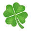 Kleeblatt Emoji U+1F340 Kleeblatt Emoji U+1F340