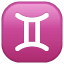 Zwillinge Emoji U+264A Zwillinge Emoji U+264A