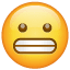 Grinsendes Snapchat Smiley U+1F62C Grinsendes Snapchat Smiley U+1F62C