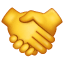 Händeschütteln Emoji U+1F91D Händeschütteln Emoji U+1F91D