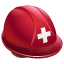 Rettungskräftehelm U+26D1 Rettungskräftehelm U+26D1