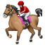 Pferderennen Emoji U+1F3C7 Pferderennen Emoji U+1F3C7