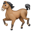 Pferd Emoji U+1F40E Pferd Emoji U+1F40E