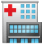 Krankenhaus Emoji U+1F3E5 Krankenhaus Emoji U+1F3E5