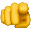 Zeigender Finger Whatsapp U+1FAF5 Zeigender Finger Whatsapp U+1FAF5