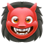 Rotes Monster Oni Smiley U+1F479 Rotes Monster Oni Smiley U+1F479