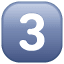 Taste 3 Symbol U+33 Taste 3 Symbol U+33