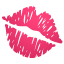 Kussabdruck Emoji U+1F48B Kussabdruck Emoji U+1F48B