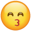 Küsst mit lachenden Augen Smiley U+1F619 Küsst mit lachenden Augen Smiley U+1F619