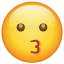 Küssen Emoji U+1F617 Küssen Emoji U+1F617
