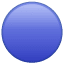 Blauer Kreis Symbol U+1F535 Blauer Kreis Symbol U+1F535