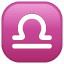 Waage Sternzeichen Emoji U+264E Waage Sternzeichen Emoji U+264E