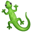 Eidechse Emoji U+1F98E Eidechse Emoji U+1F98E