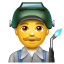 Schweißer Emoji U+1F468 U+1F3ED Schweißer Emoji U+1F468 U+1F3ED