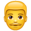 Mann Emoji U+1F468 Mann Emoji U+1F468