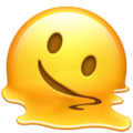 Schmelzendes Gesicht Emoji U+1FAE0 Schmelzendes Gesicht Emoji U+1FAE0