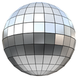 Discokugel Emoticon U+1FAA9 Discokugel Emoticon U+1FAA9