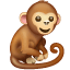 Affe Emoji U+1F412 Affe Emoji U+1F412