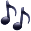 Musiknoten Symbol U+1F3B6 Musiknoten Symbol U+1F3B6